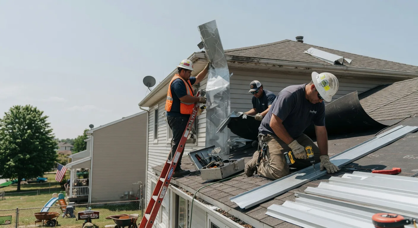 Storm Damage Metal Roof Repair in North Blenheim, NY